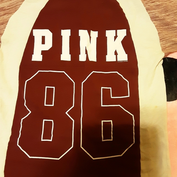 Pink Victoria's Secret Varsity Crew Pullover XS - Picture 5 of 5